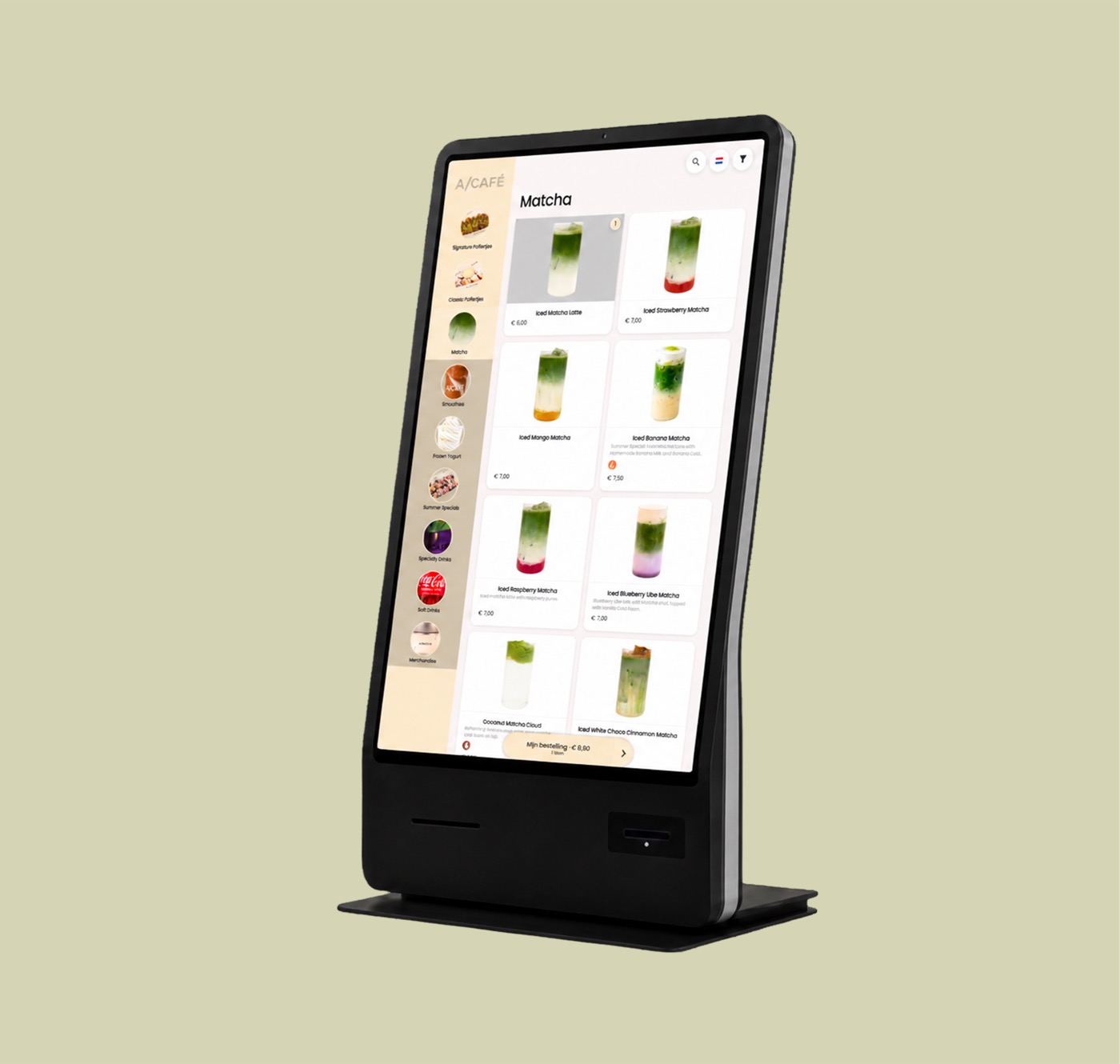 A/Café POS & Kiosk Design, Before, DYSIGNS